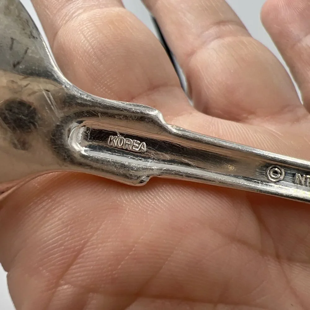 International Silver-plate Korea Soup Table Spoon Royal Shell / Shell Tip